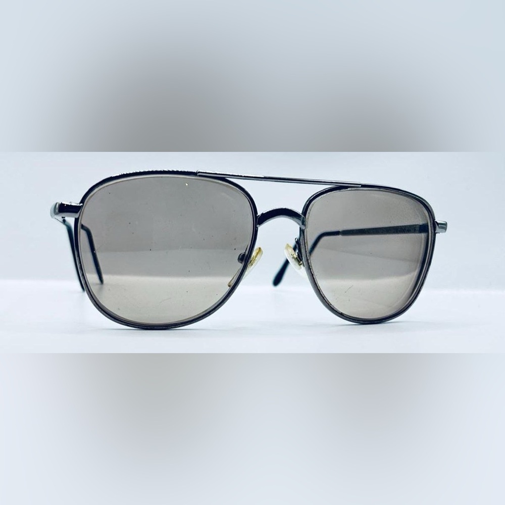 Vintage Benz 2 Gunmetal Pilot Sunglasses Frames Only